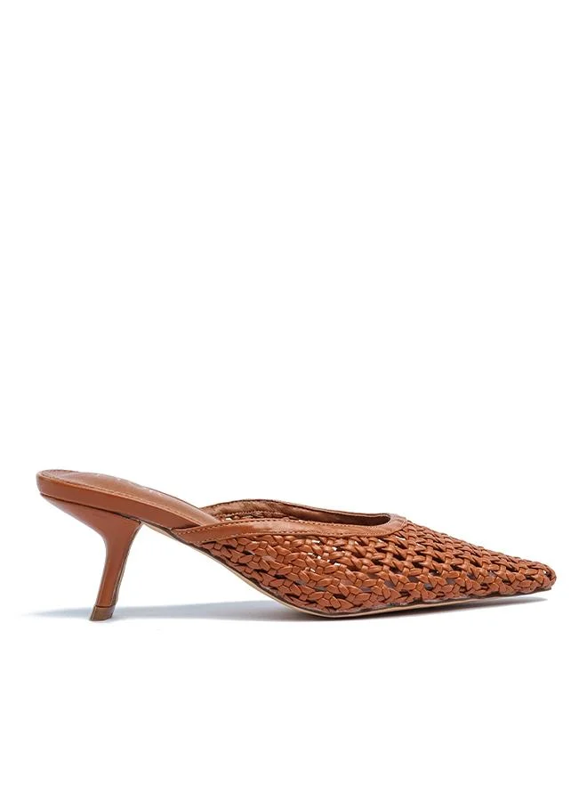 FYOR Stylish Woven Pointed Pump AJ 007